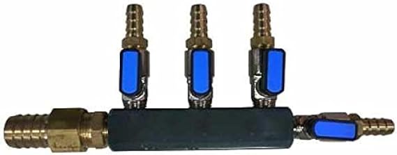 Matala Heavy Duty Air Manifolds 4 Valves (1/2" Barb)