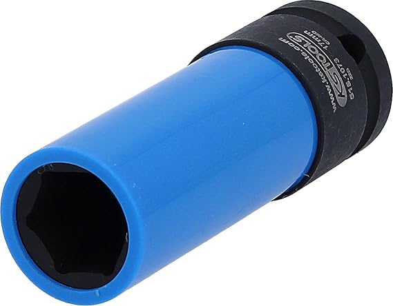KS Tools 515.1073 1/2 Inch Aluminium Rims Power Socket Robust Long 17 mm