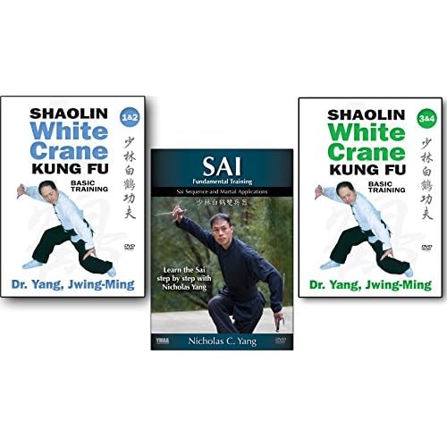 Bundle: Shaolin White Crane Kung Fu and Sai 3-DVD set (YMAA) Dr Yang, Jwing-Ming and Nicholas Yang
