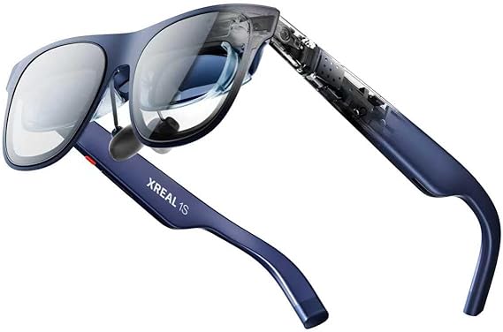 XREAL 1S AR Glasses, 500" Virtual Screen, Powered by X1 Chip, Native 3DoF