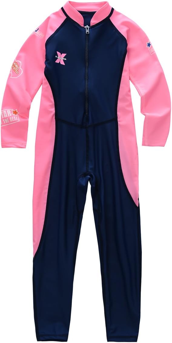 M2C X-Manta Boys Girls Full Body Swimwear UPF 50+ UV Sun Protective One-Piece