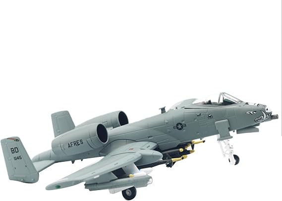 1/100 Scale United States Air Force A-10 Thunderbolt II Warthog Attack Aircraft Model Alloy Model Diecast Plane for Collection