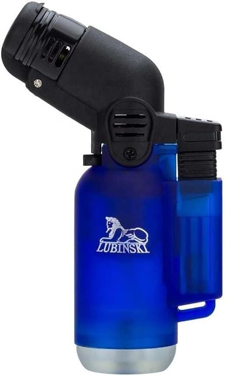 Lubinski Yeni Seri Basic Tek Torch Puro Çakmağı Mavi