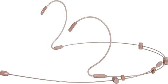 Galaxy Audio HSM4F Beige Omnidirectional Earset Microphone - Universal Fit with Multi-Brand Detachable Connectors
