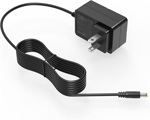 Superer Massage Gun Charger Fit for Hyperice Hypervolt, Hypervolt Plus | Extended Power Cord (7.2 ft) , ETL Certified, Round Connector with 5.5 * 1.7MM