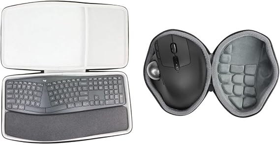 Hard case for Logitech MX Ergo Mouse + Ergo K860 Keyboard