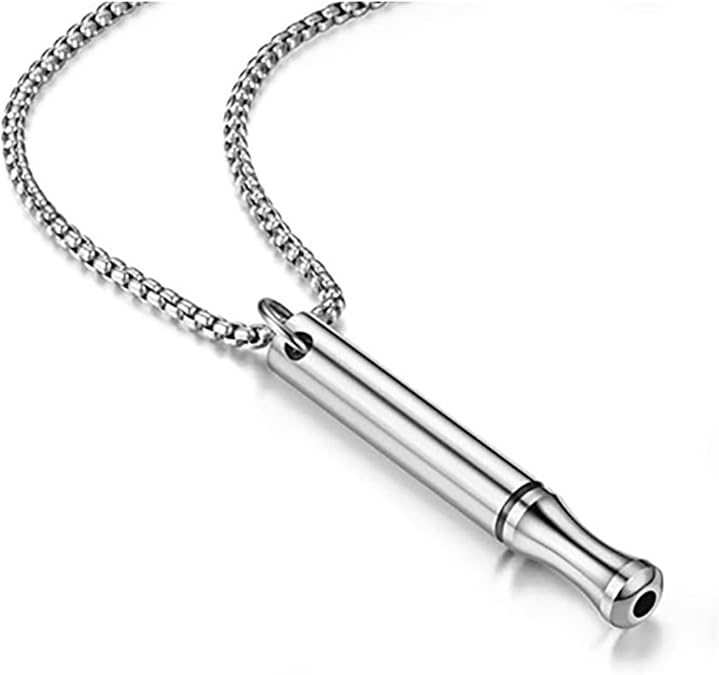 Stainless Steel Breathing Necklace Anxiety Breathe Easy Necklaces