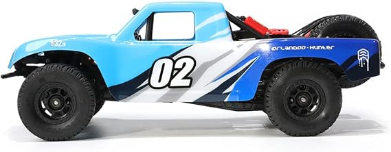 2.4G 1/32 RWD RC Truck, RC Short Buggy, Off Road Electric Toy, Blue, O94R5RMYO1233AMM11M