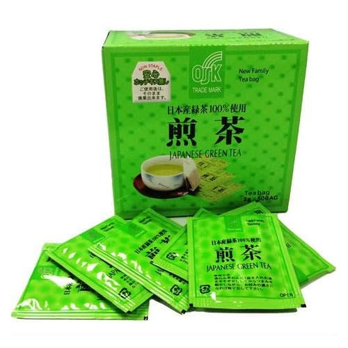 OSK 100% Japanese Green Tea Leaves Tea Bag 400 tea bags