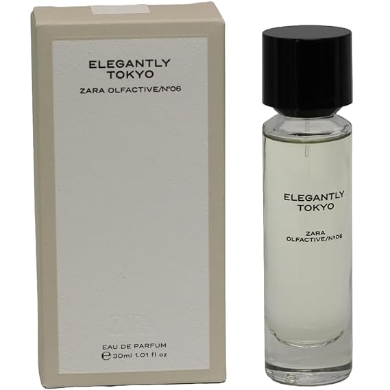 Zara Olfactive No 06 Elegantly Tokyo Perfume for Unisex Eau de Parfum Spray with Jasmine and Akigalawood by Jo Malone 30ml (1.01 fl oz)