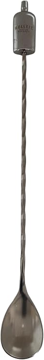 Bulleit Bourbon Cocktail Spoon, Long Bar Spoon with Twisted Handle
