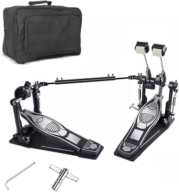 drum double pedal hammer, double chain double bass drum pedal, cam jazz drum bottom drum practice hammer instrument accessories
