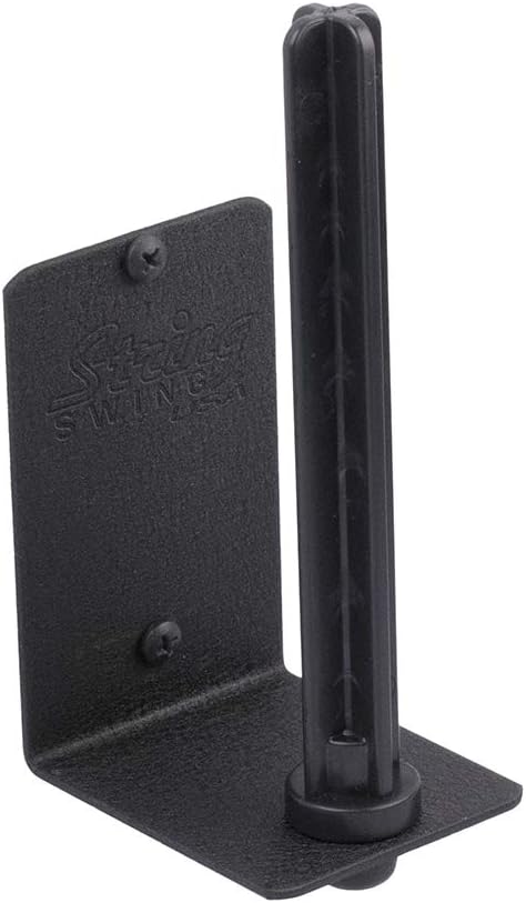 String Swing Flute Hanger - Flat Wall Holder for all Flutes - Stand Accessories Home or Studio Wall - Musical Instruments Safe without Hard Cases - Durable Black Powder Coated Steel - HH15-FW