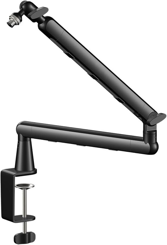 Adjustable 360 Rotatable Microphones Boom Arm Desk Stand For Radio Studio Podcast Gaming Flexible Microphones Arm