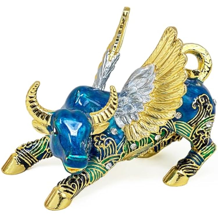 2026 Feng Shui Sky Bull Figurine Home Decorating Lucky Ornament 28 Animals of The Lunar Mansions W5734