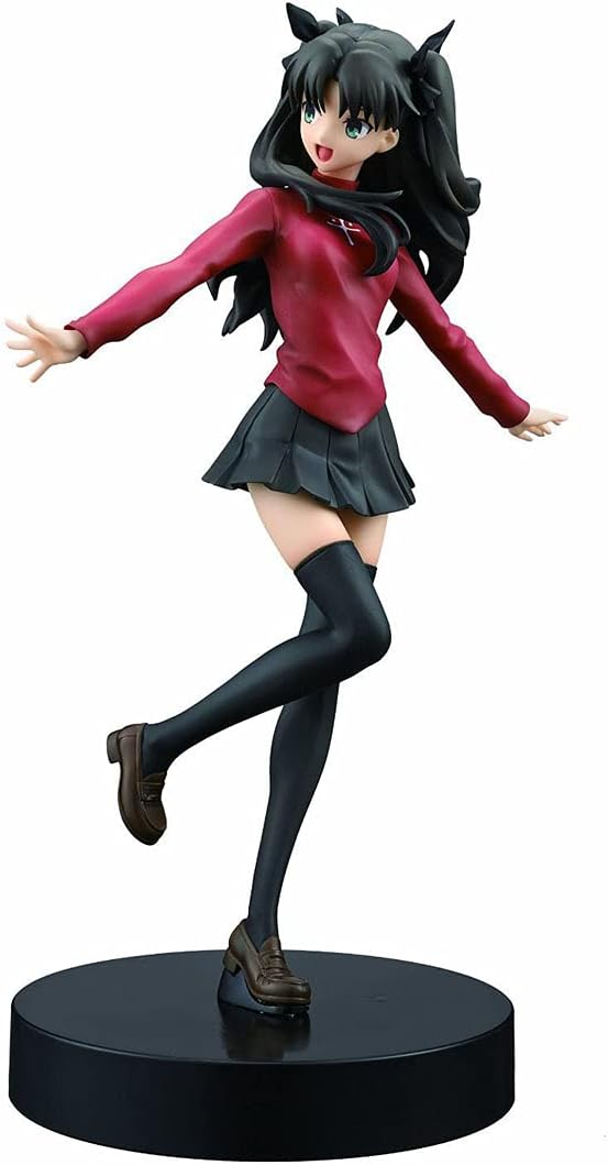 FateStay Night Anime Character Tohsaka Rin Version of The Figure Nendoroid Movable Action Figures PVC Doll Collection Model Character Statue Toy Desktop Ornament 7.08inch