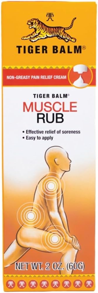 Tiger Balm Muscle Rub, 2 oz Packaging May Vary
