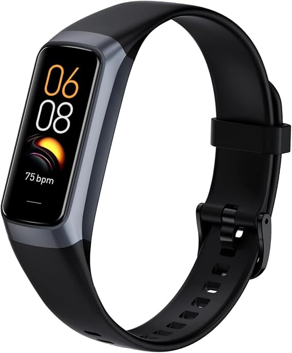 Fitness Tracker with 24/7 Heart Rate, Blood Oxygen Blood Pressure Sleep Monitor, Activity Trackers 5 ATM Waterproof,Step Calorie Counter Pedometer Health Smart Watch for Women Men