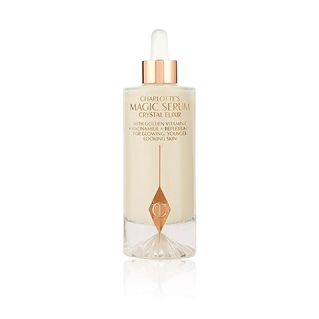 Charlotte Tilbury Magic Serum Crystal Elixir - Skincare Set Essential - Firming Peptide Serum for Face & Neck - Perfect for Gifting & Makeup Pairings