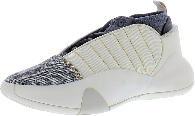 adidas James Harden Volume 7 Mens Basketball Shoes in Cream White