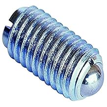 TE-CO 64002X Plunger, Stainless Steel, 33/64inL, M6x1.0, Standard (Pack of 5)