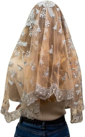 Catholic Mantilla Mass Chapel Lace Spanish Long Head Covering
