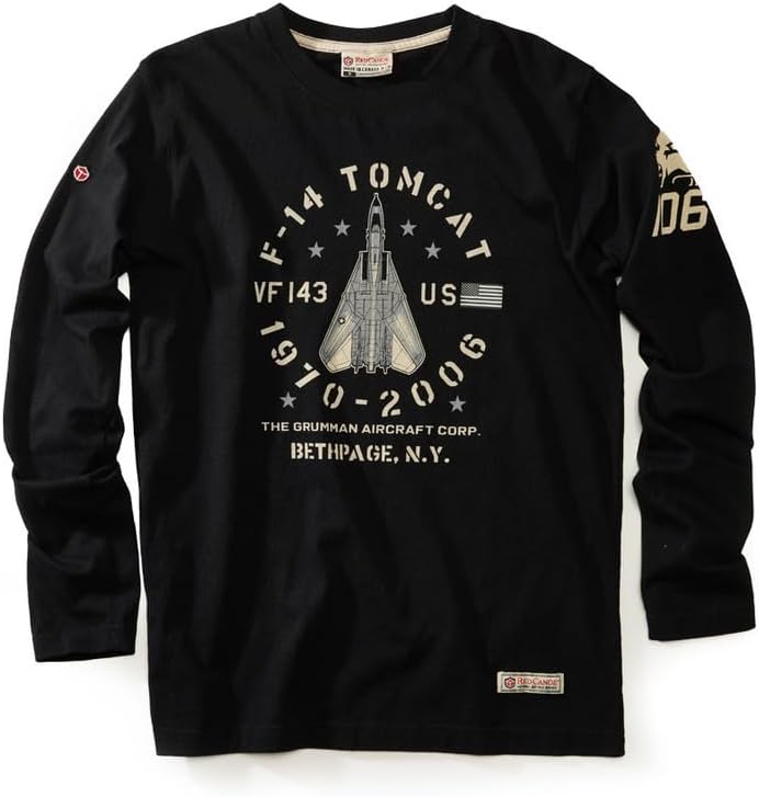 RED CANOE Grumman F-14 Tomcat Long Sleeve T-Shirt