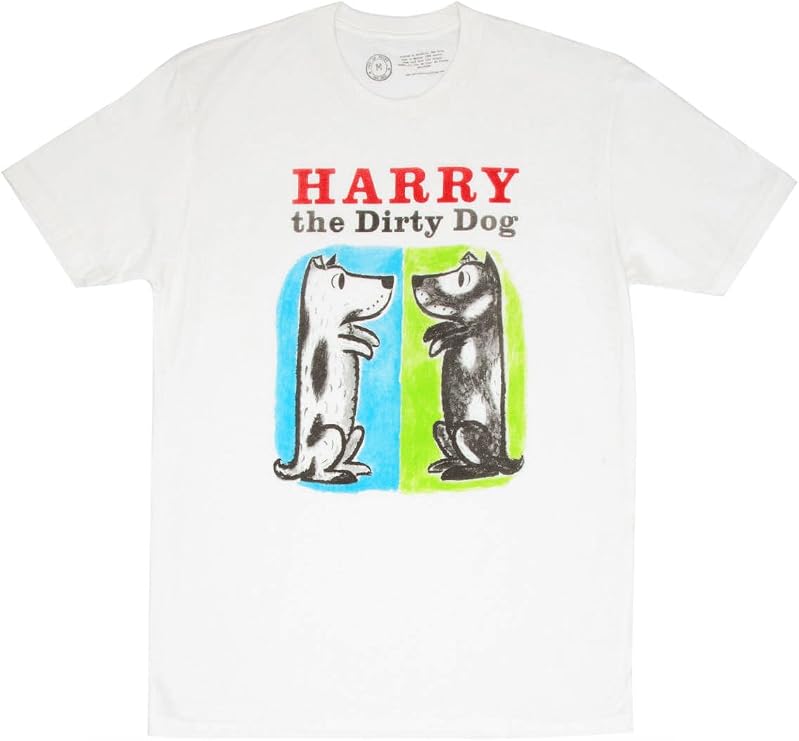 Harry The Dirty Dog by Gene Zion Adult Unisex T-Shirt for Book Lovers