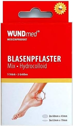 Wundmed Hydrocolloid Mix Bubble Plasters 5 Pieces