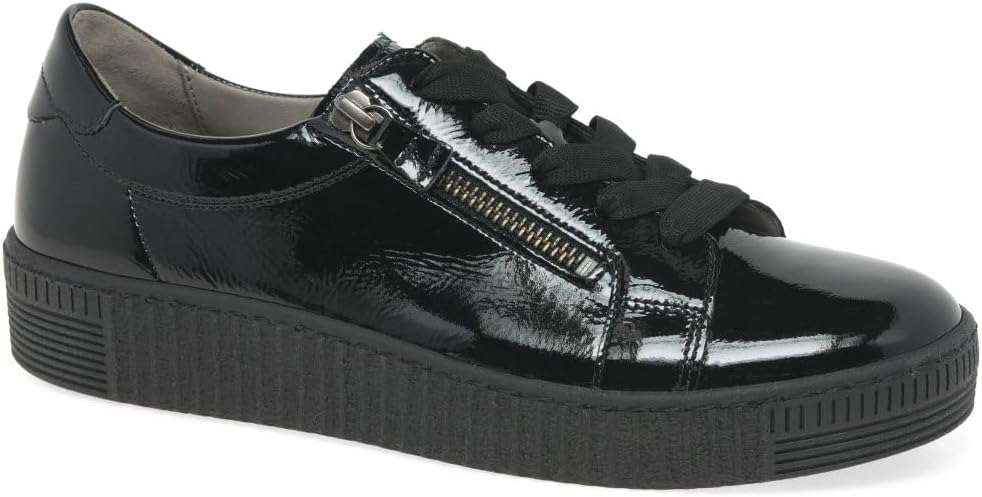 Gabor Wisdom Womens Casual Shoes 7.5 Black Patent
