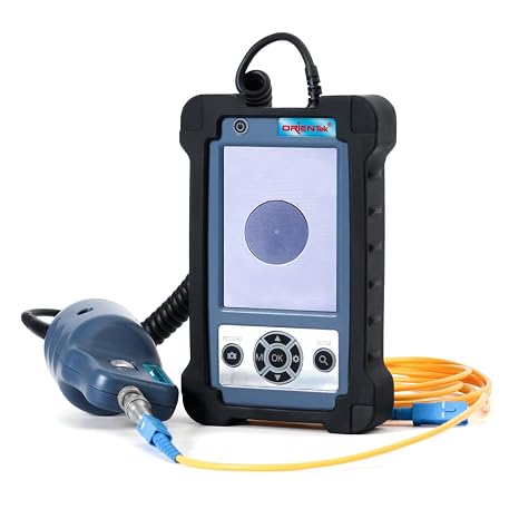 ORIENTEK TIP-600V Fiber Optic Inspection Probe with 400X Microscope Tester Display Fiber Optic Inspector Cleaning LC, SC, 1.25mm and 2.5mm