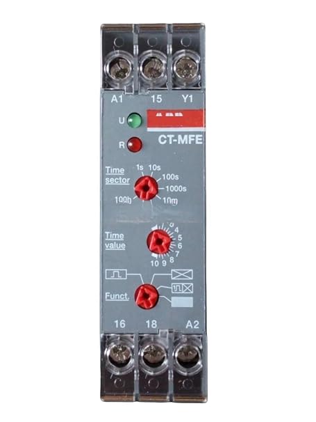 Time Relay CT-MFE 1SVR550029R8100 1c/o, 0.05s-100h, 24-240VAC/DC