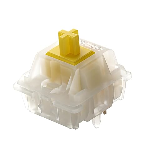 GATERON KS-3X1 Milky Yellow Pro Single-Layer Pins Keyboard Switches(35)