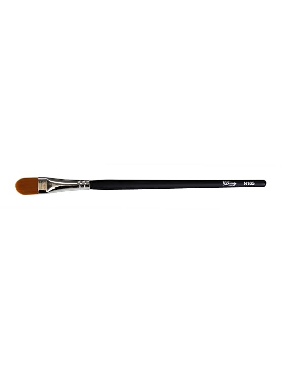iBeauty Make Up Brush (Eyeshadow & Concealer) Professional Line - 7 3/4" in - Black-B105 - Lamb Hair