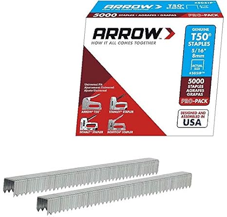 Genuine T50 5/16-Inch Staples, 5,000-Pack