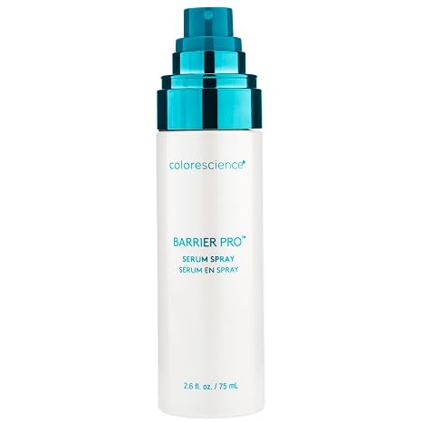 Colorescience Barrier Pro Microbiome Serum Spray, Pre, Pro & Postbiotic Skin Barrier Support, Vitamin D Radiance, Leave-On Hydrating Treatment, All Skin Types