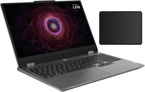 Lenovo LOQ 15.6" Full HD Gaming Laptop |AMD Ryzen 5 7235HS(Beat Intel Core i5-1155G7)|GeForce RTX 4050|Backlit| 12GB RAM DDR5 | 1024GB SSD |Windows 11 Home |Bundle with Mouse Pad