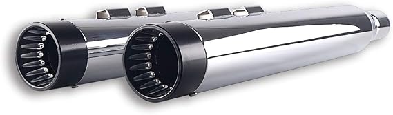 SHARKROAD 4.5'' Slip On Mufflers for Harley DavidsonTouring 2017-Up Models Upgrading, Perfect Fit, Amazing Riding Melody for Your Bike | 2017-Up Models, Upgrading, Perfect Fit, Amazing Riding Melody