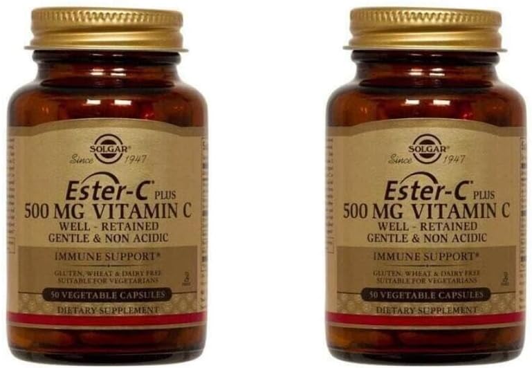 Solgar Ester-C Plus 500 mg Vitamin C, 50 Kapsül, 2 Adet