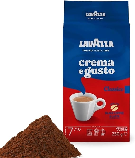 FRESH & HONEST Lavazza Crema E Gusto Classico Package Filter Coffee 250Gr