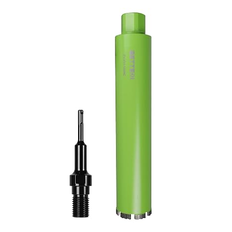 3 Inch Wet Concrete Core Drill Bit Bundle with SDS Plus Core Drill Bit Adapter