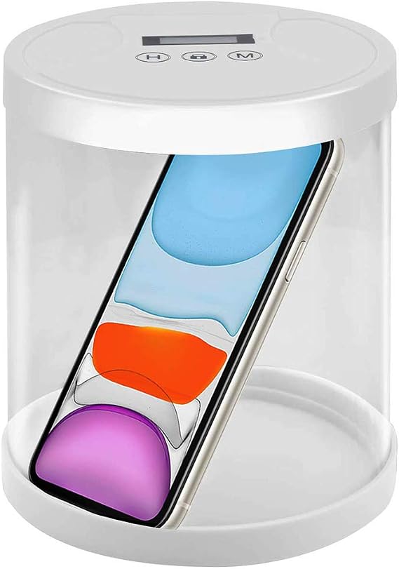 Multi-Purpose Timed Lock Box Kitchen Storage and Piggy Bank Containers to Prevent and Control Mobile Phone Addiction, Prevent Excessive Smoking (15 * 17)
