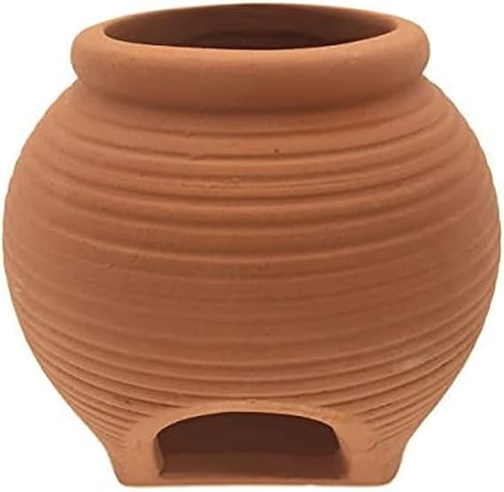 Ceramic Aquarium Hideout Cave, Betta Cichlid Breeding Pot, Shrimp Hideout | Natural KilnFired Ceramic Clay, Safe For Fresh And Saltwater, Gentle On Bettas, Shrimp, And Sensitive Fry