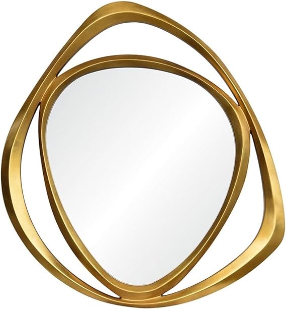 Ren-Wil Renwil Modern Glamour Goldie Decorative Mirror in Gold Leaf