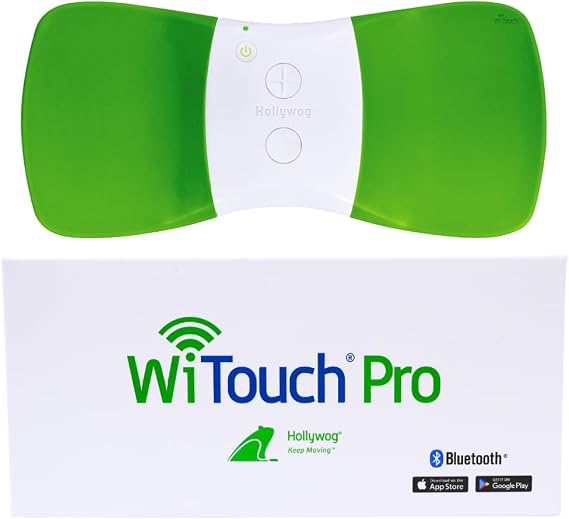 Hollywog WiTouch Pro TENS Machine for Back Pain Relief, Includes 3 Pair of Reusable Gel Pads