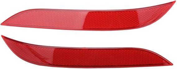 2pcs Rear Bumper Reflector Light for BMW for 525i Base 03-07 for 525xi Base 06-07 for 530i Base 03-07 for 530xi Base 06-07 for 545i Base 04-06 for 550i Base/Formula 1 06-07 E60