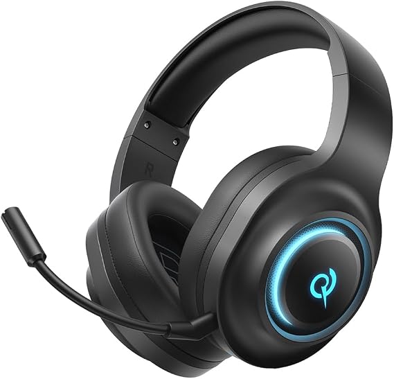 QCY HeroaD V200 RGB 7.1 Wireless Gaming Gaming Headset 3 Modes (BT, 2.4Ghz, Type-C) PC - PS5