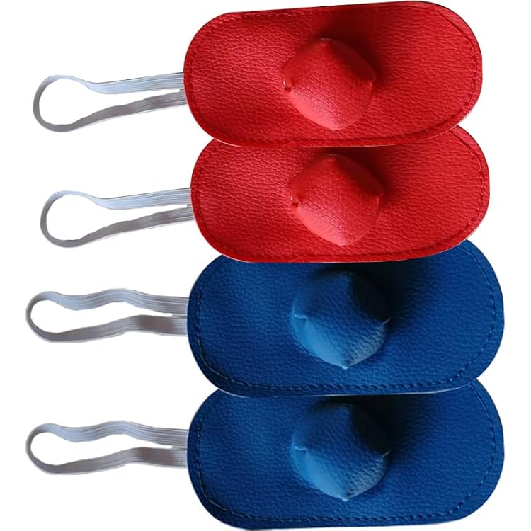Gamefowl Rooster Supplies Gallos De Pelea Accessories Chicken Supplies Poultry Care Supplies Leg Protect 2 Pairs Color Blue and Red