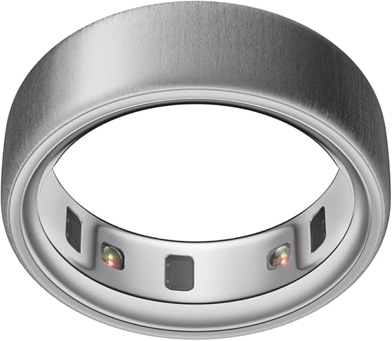 OURA Ring 4 Smart Ring - Brushed Silver - Size 13