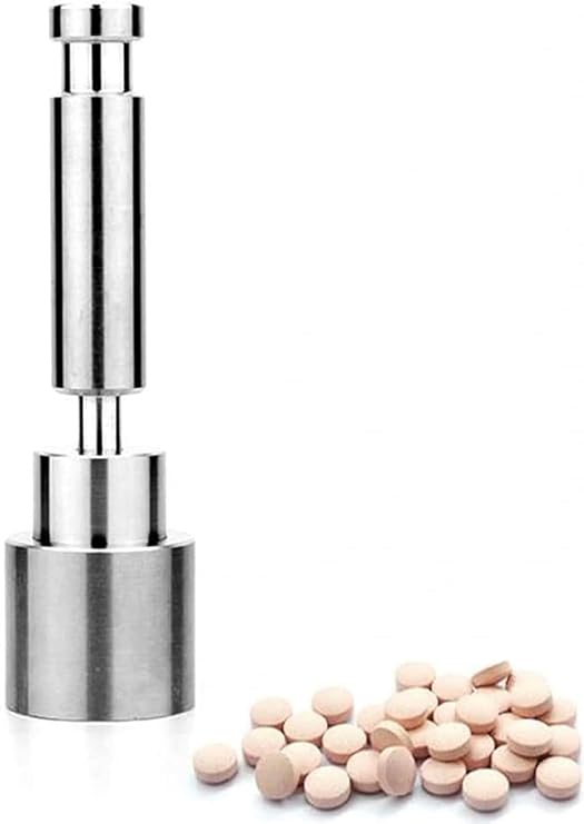 Hand Tablet Press Machine, Pill Press Machine, Stainless Steel Pill Press Machine, Sugar Slice Pill DIY Making Tool, Milk Tablet Molding Machine for Home Kitchen-#1||12MM